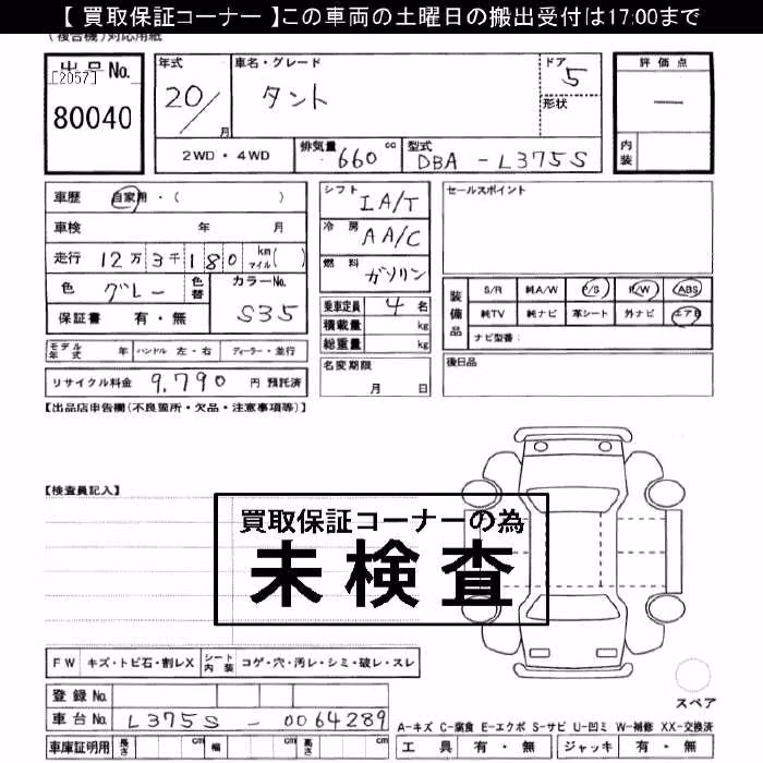 DAIHATSU TANTO