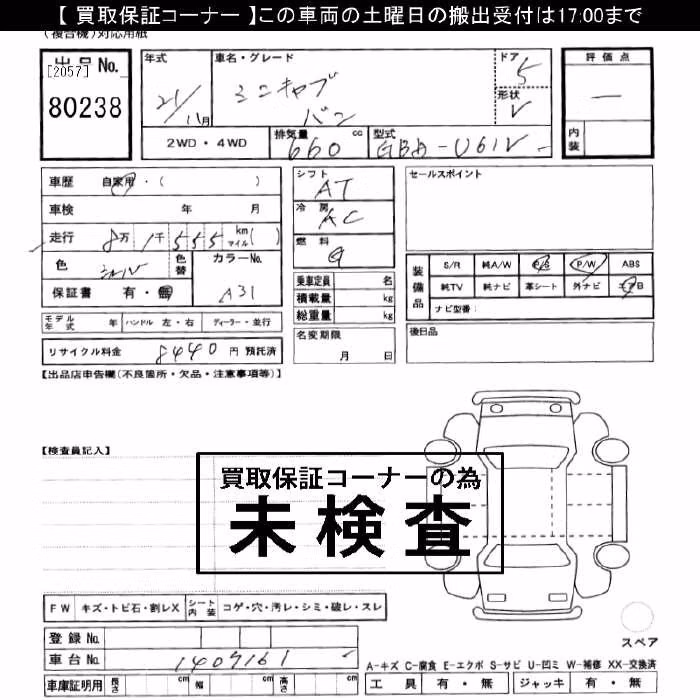 MITSUBISHI MINICAB