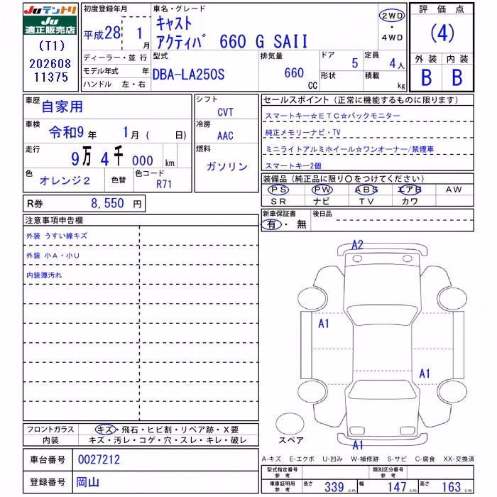 DAIHATSU CAST