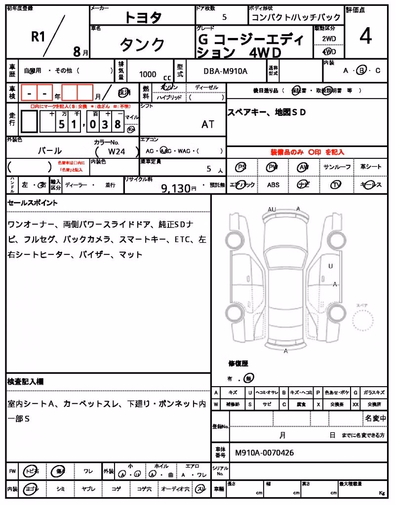 TOYOTA TANK