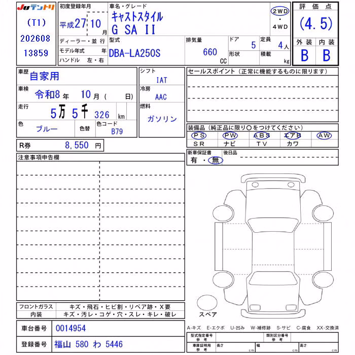 DAIHATSU CAST