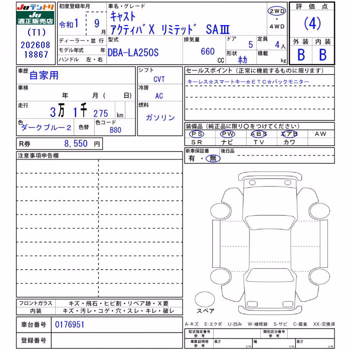 DAIHATSU CAST