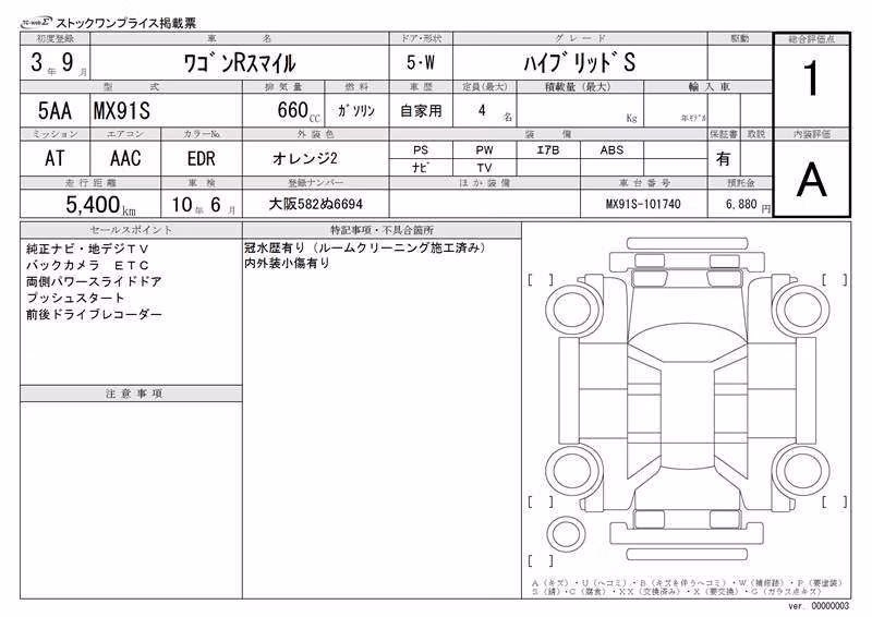 SUZUKI WAGON R SMILE