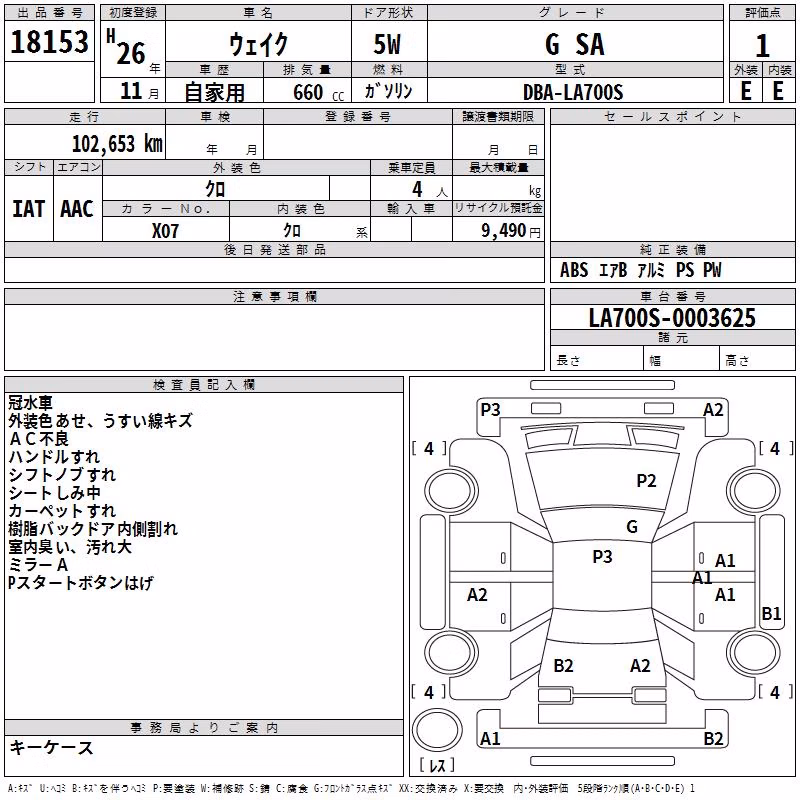 DAIHATSU WAKE