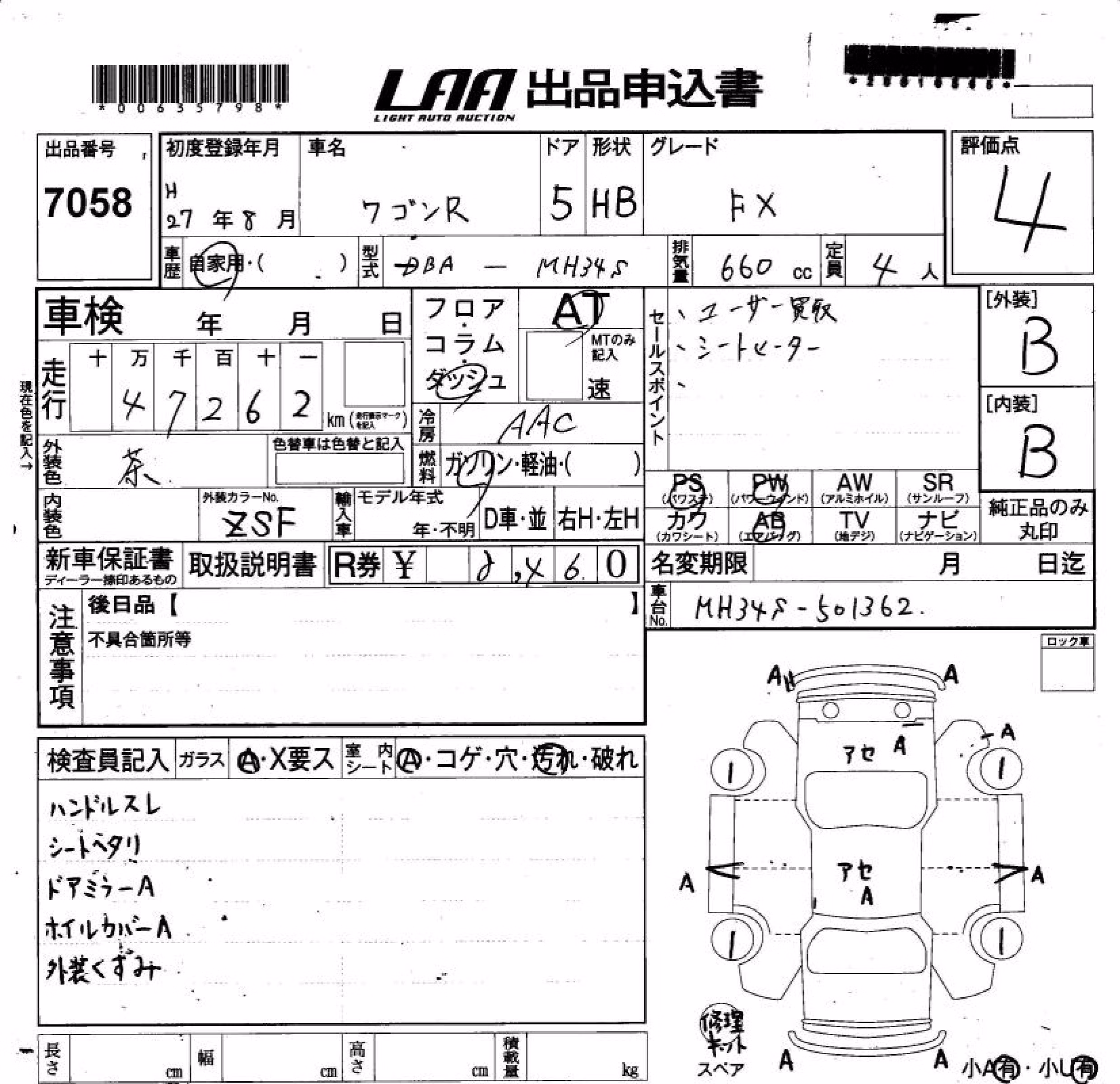 SUZUKI WAGON R