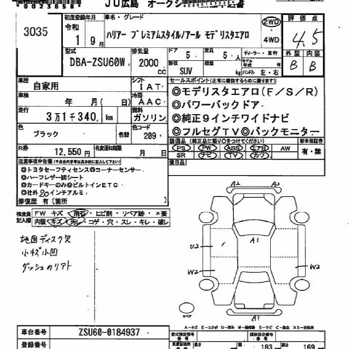 TOYOTA HARRIER