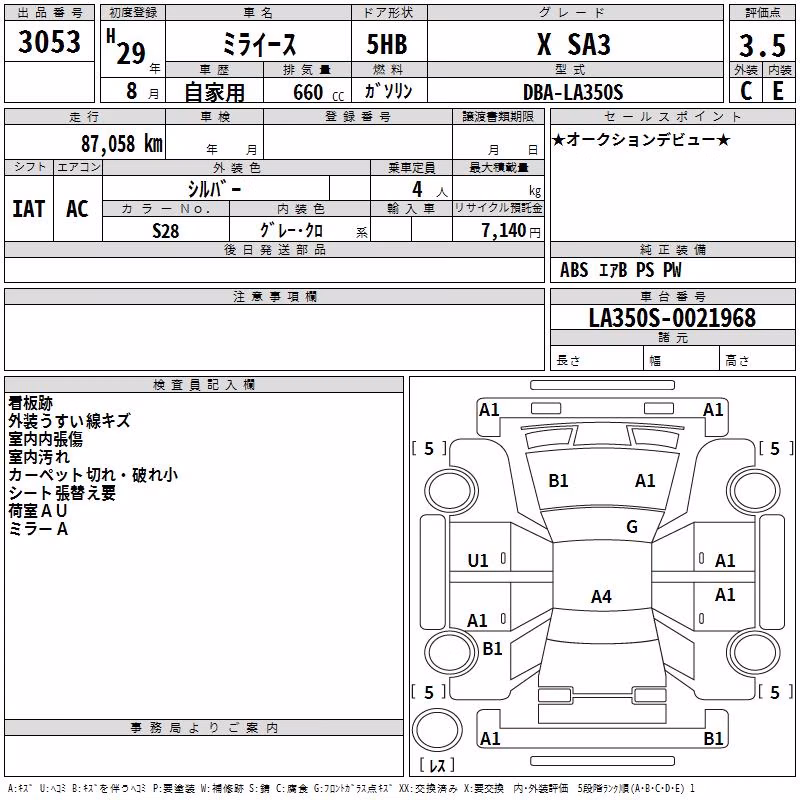 DAIHATSU MIRA E:S