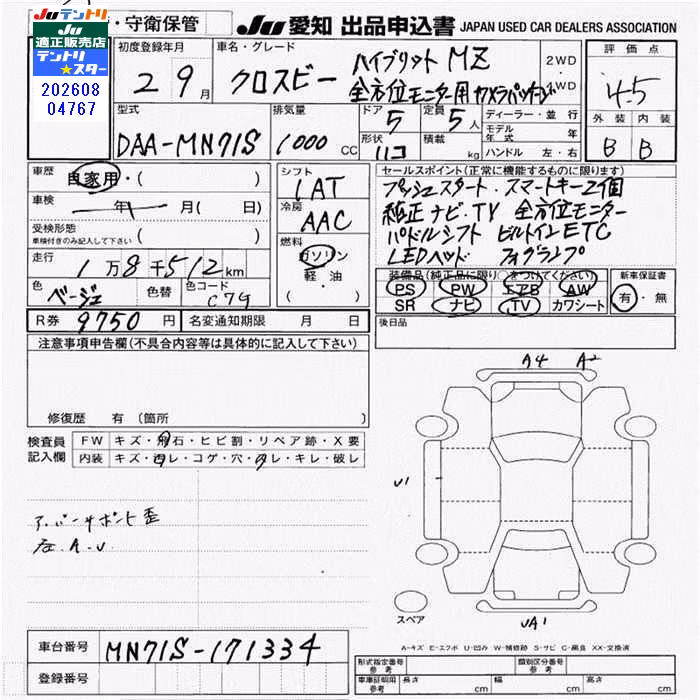 SUZUKI XBEE