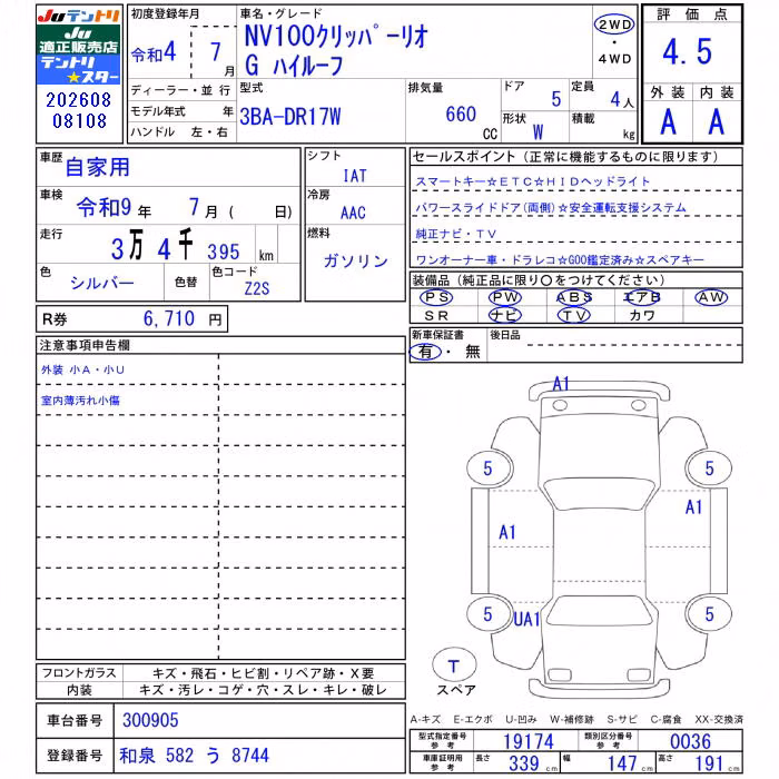 NISSAN NV100 CLIPPER