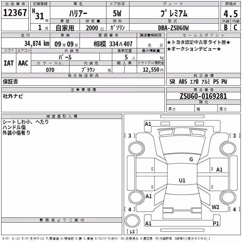 TOYOTA HARRIER