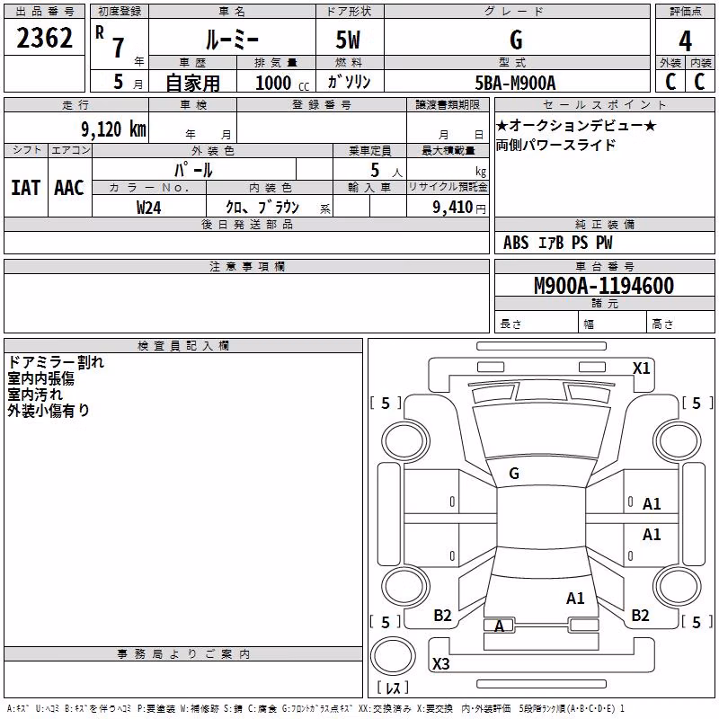 TOYOTA ROOMY