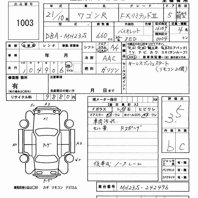 SUZUKI WAGON R