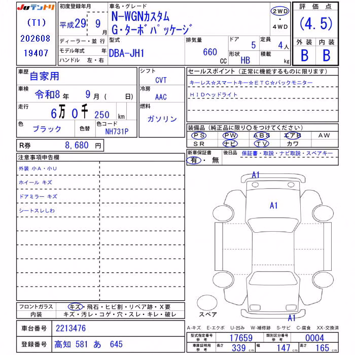 HONDA N-WGN