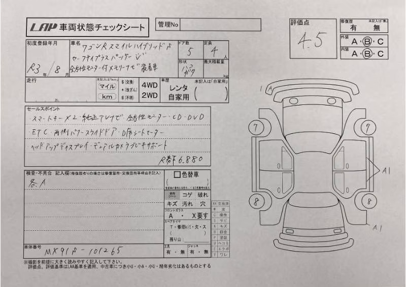 SUZUKI WAGON R SMILE