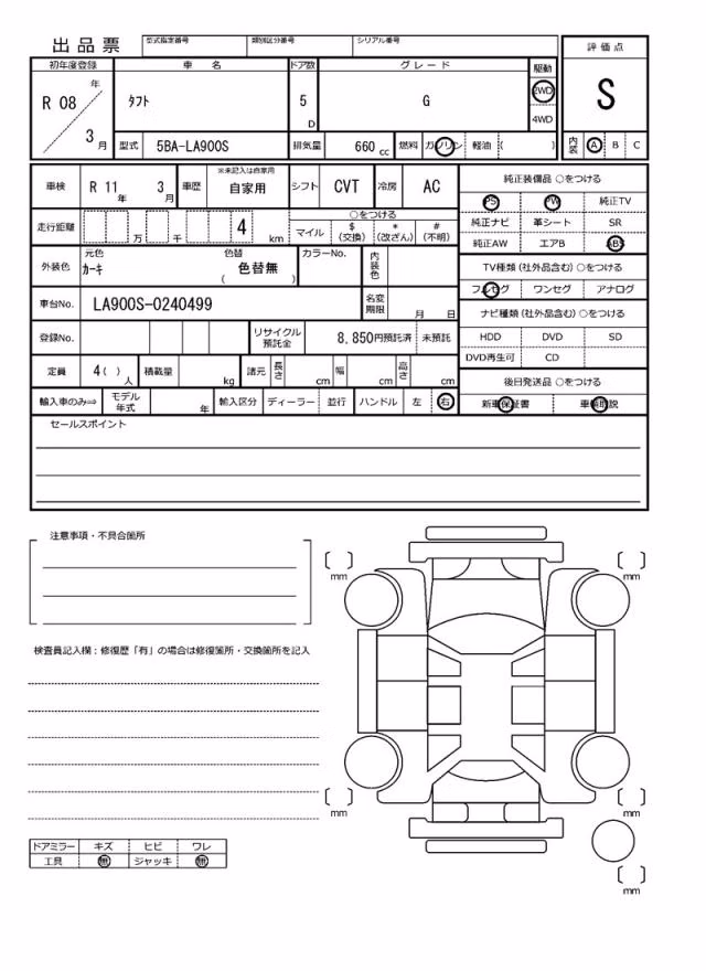 DAIHATSU TAFT