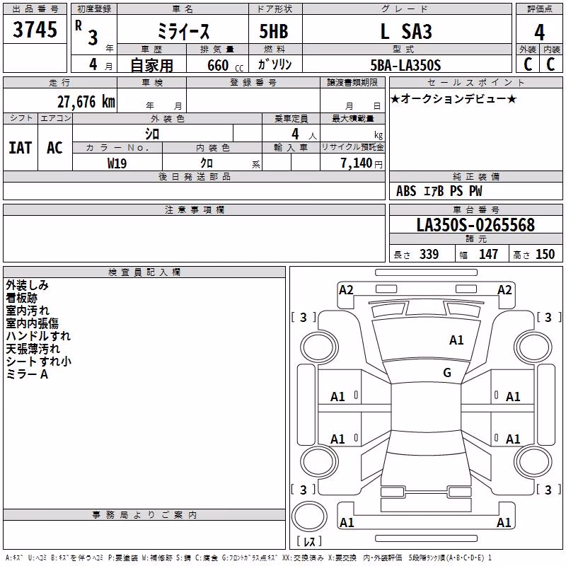 DAIHATSU MIRA E:S