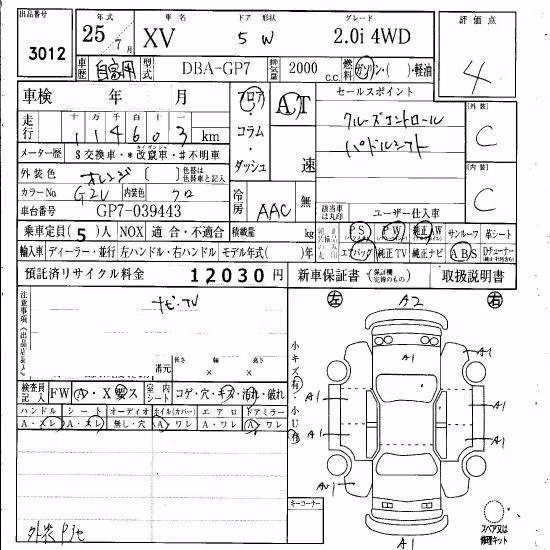 SUBARU XV