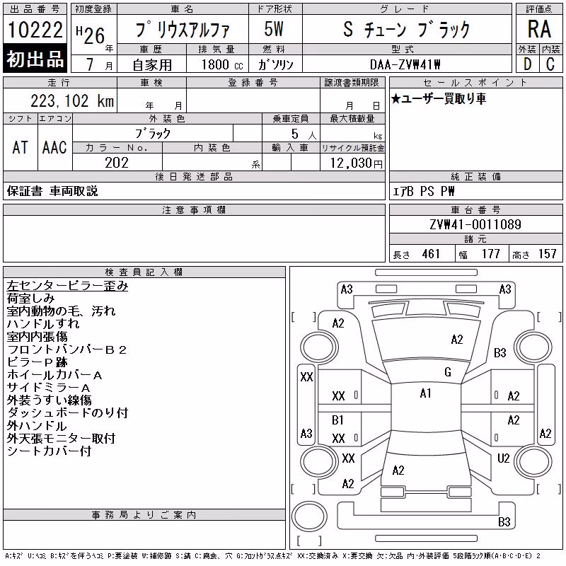 TOYOTA PRIUS ALPHA