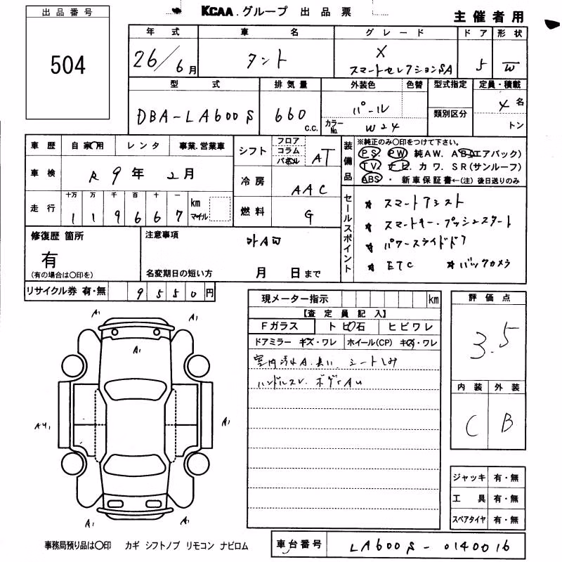 DAIHATSU TANTO