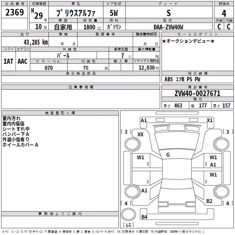TOYOTA PRIUS ALPHA