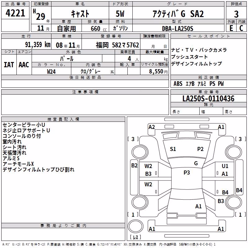 DAIHATSU CAST