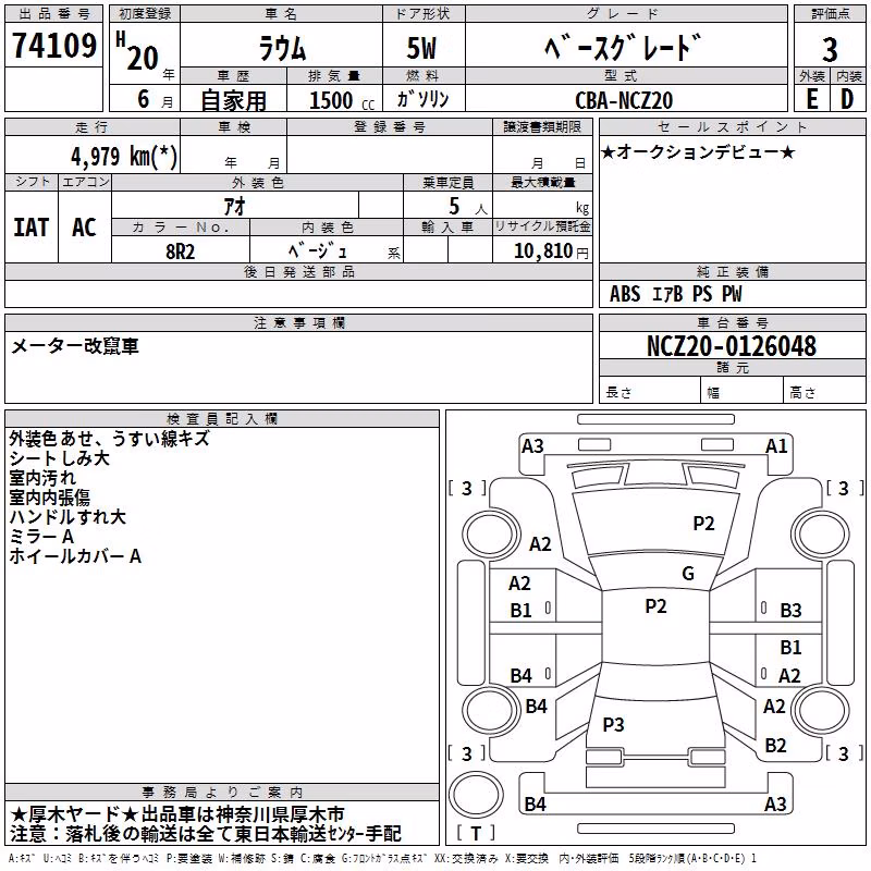 TOYOTA RAUM