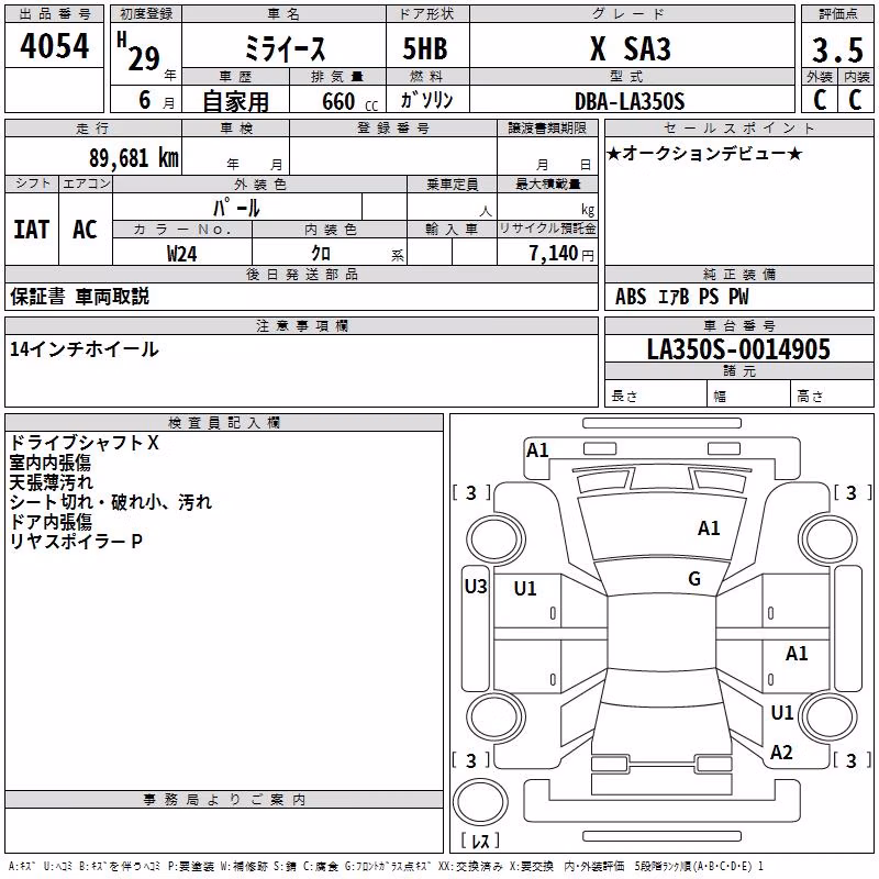 DAIHATSU MIRA E:S