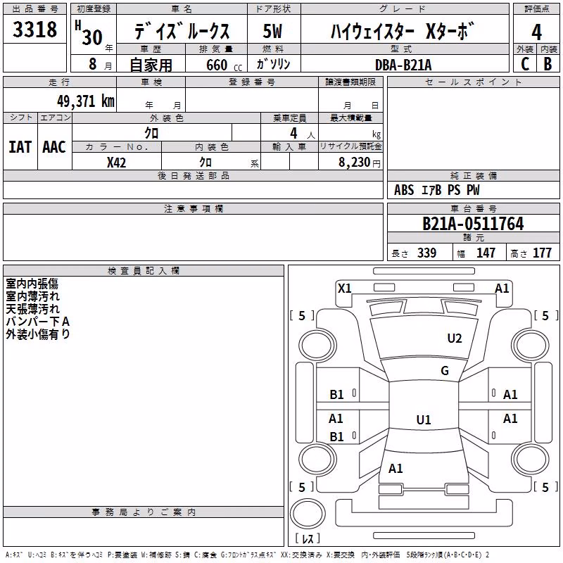NISSAN DAYZ ROOX