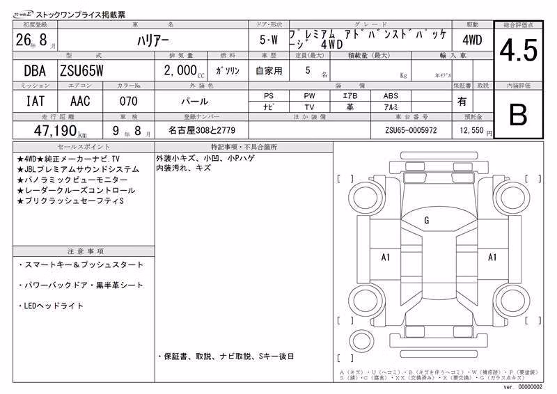 TOYOTA HARRIER