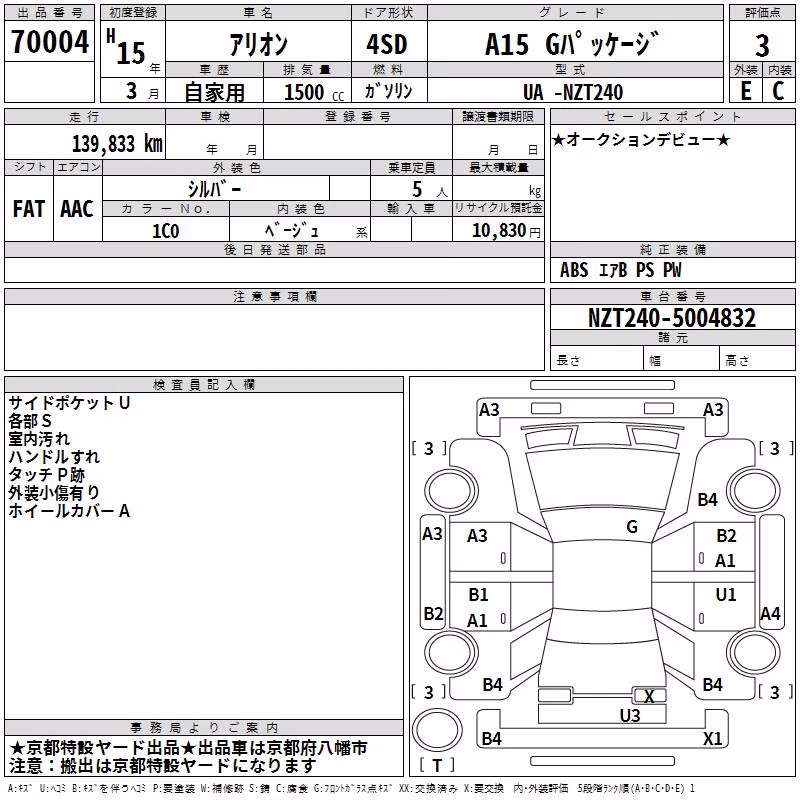 TOYOTA ALLION