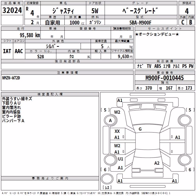SUBARU JUSTY