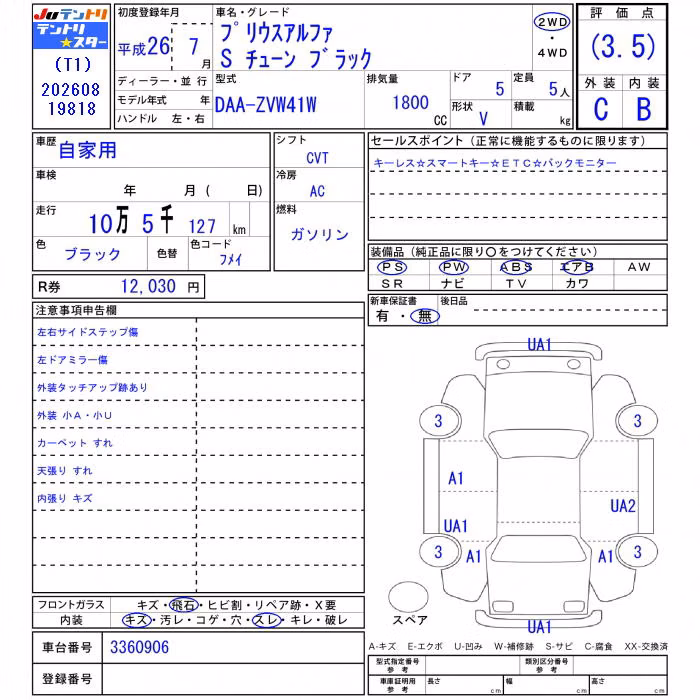 TOYOTA PRIUS ALPHA