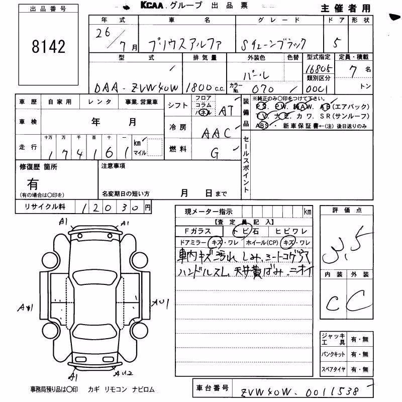 TOYOTA PRIUS ALPHA
