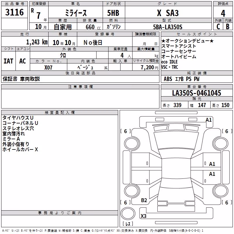DAIHATSU MIRA E:S