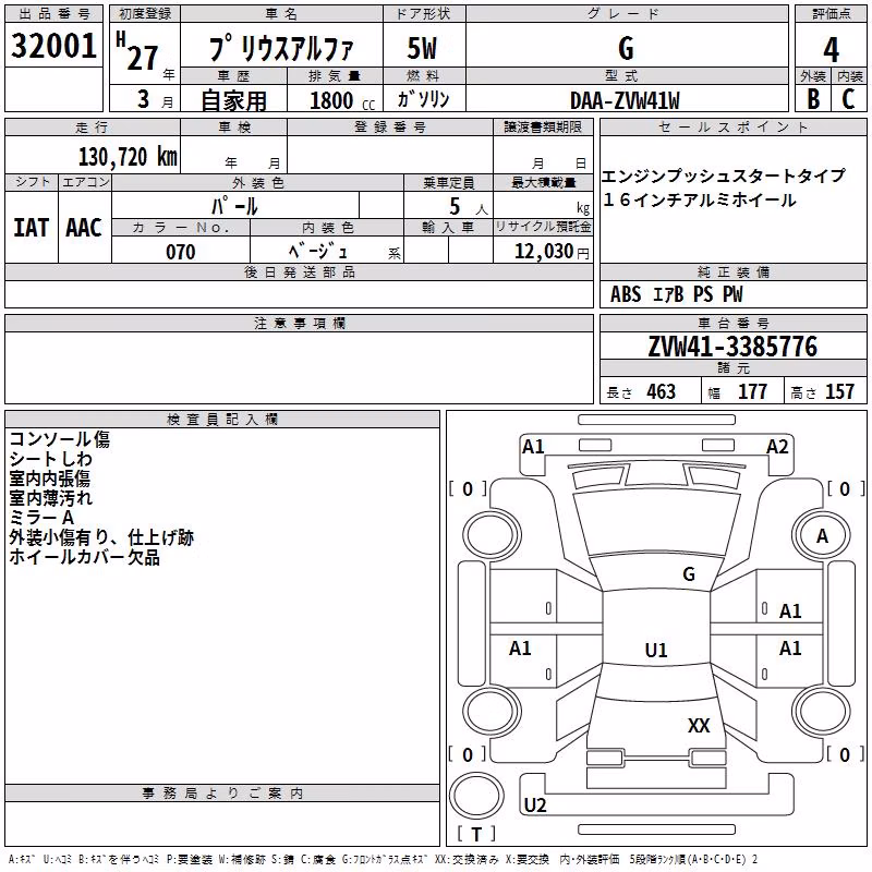 TOYOTA PRIUS ALPHA