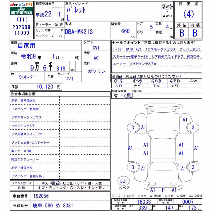 SUZUKI PALETTE