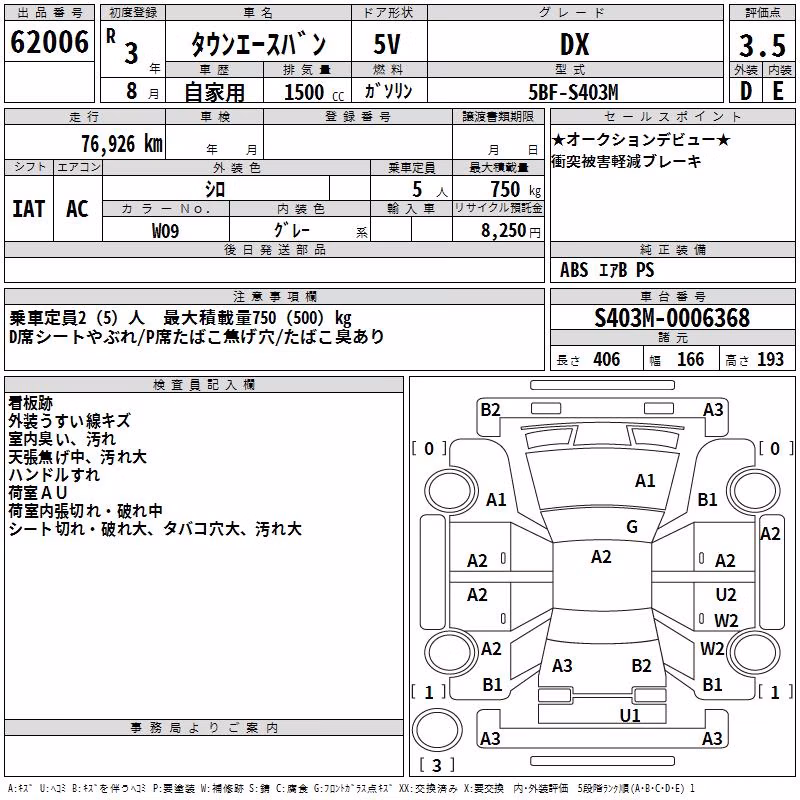 TOYOTA TOWN ACE