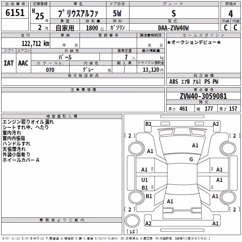 TOYOTA PRIUS ALPHA
