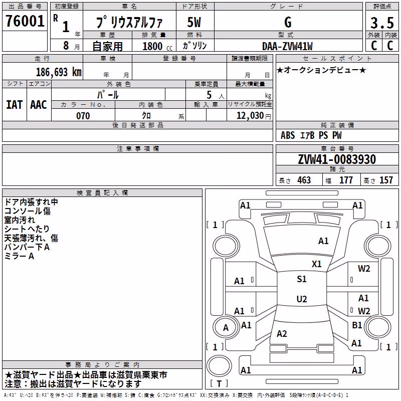 TOYOTA PRIUS ALPHA