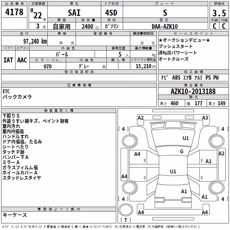 TOYOTA SAI