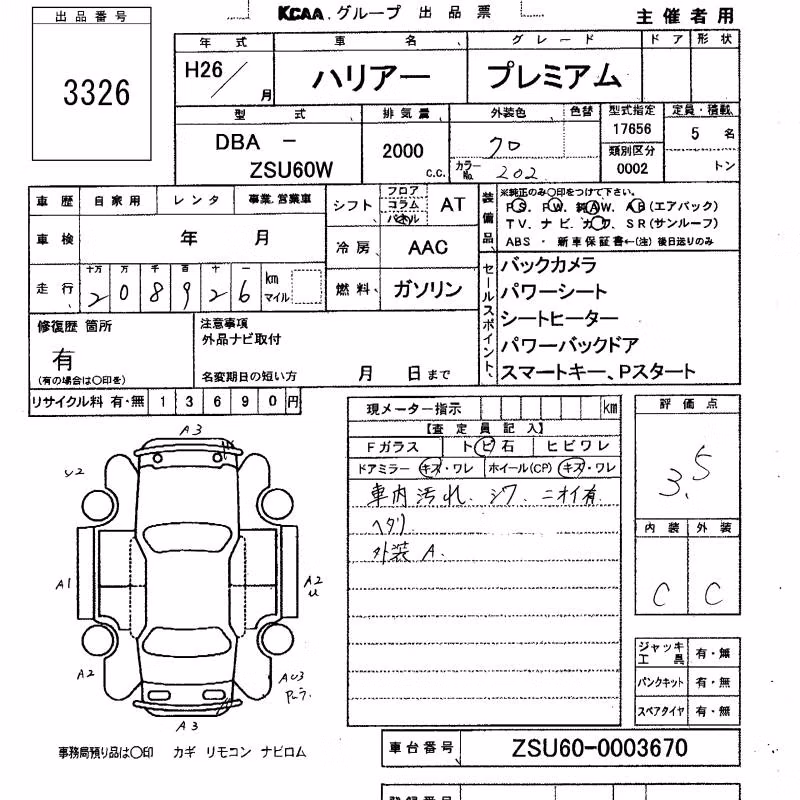 TOYOTA HARRIER