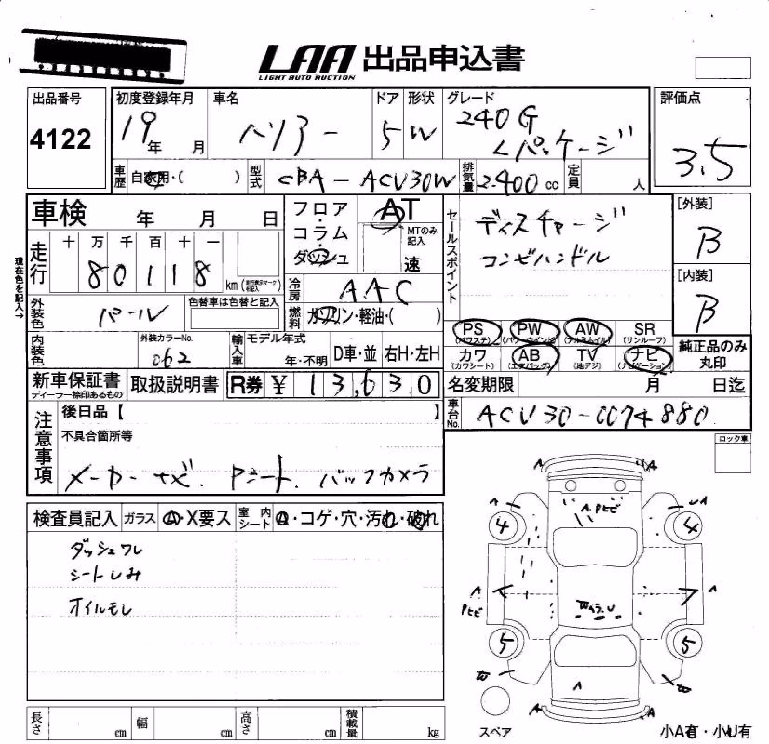 TOYOTA HARRIER