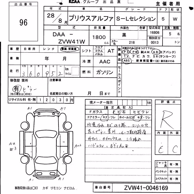 TOYOTA PRIUS ALPHA