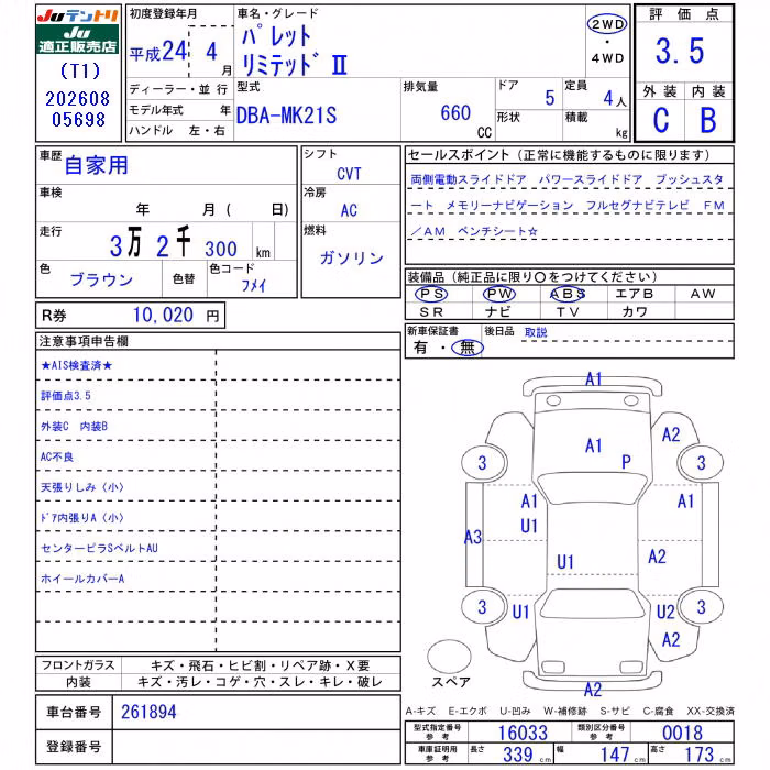 SUZUKI PALETTE