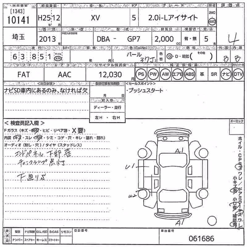 SUBARU XV