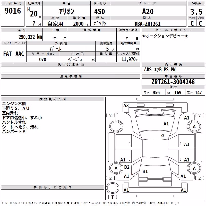 TOYOTA ALLION