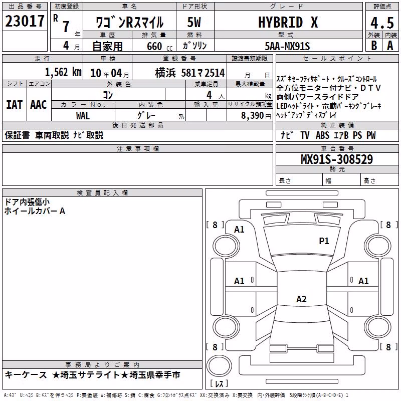 SUZUKI WAGON R SMILE