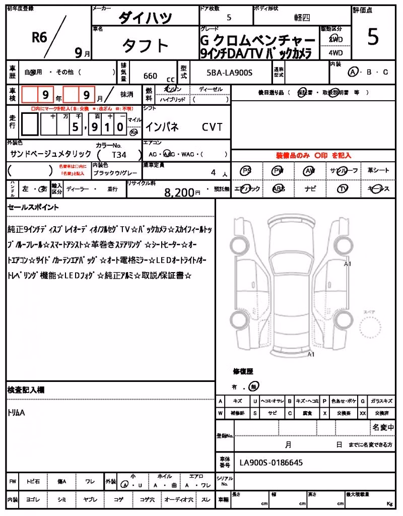 DAIHATSU TAFT