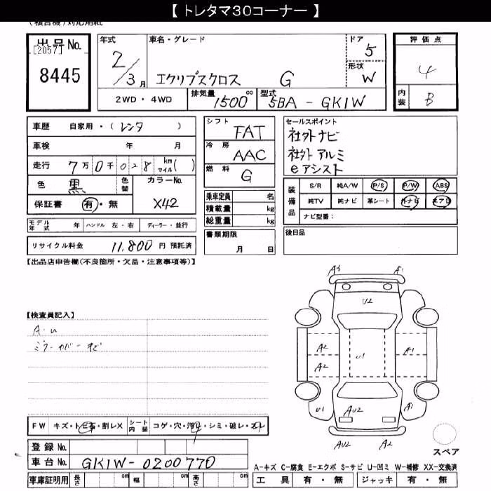 MITSUBISHI ECLIPSE CROSS