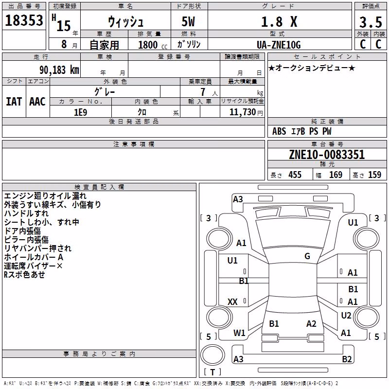 TOYOTA WISH